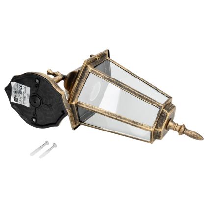Outdoor wall light 1xE27/60W/230V IP44 golden