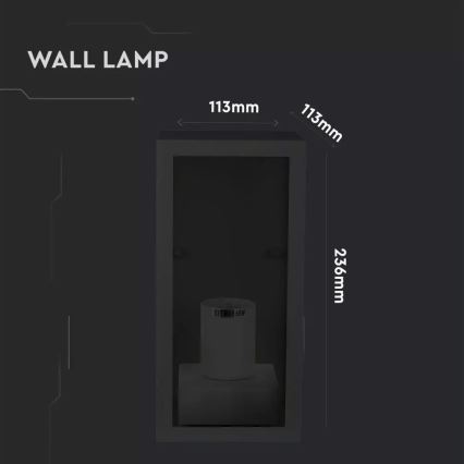 Outdoor wall light 1xE27/60W/230V IP44