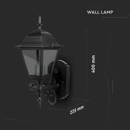Outdoor wall light 1xE27/60W/230V IP44