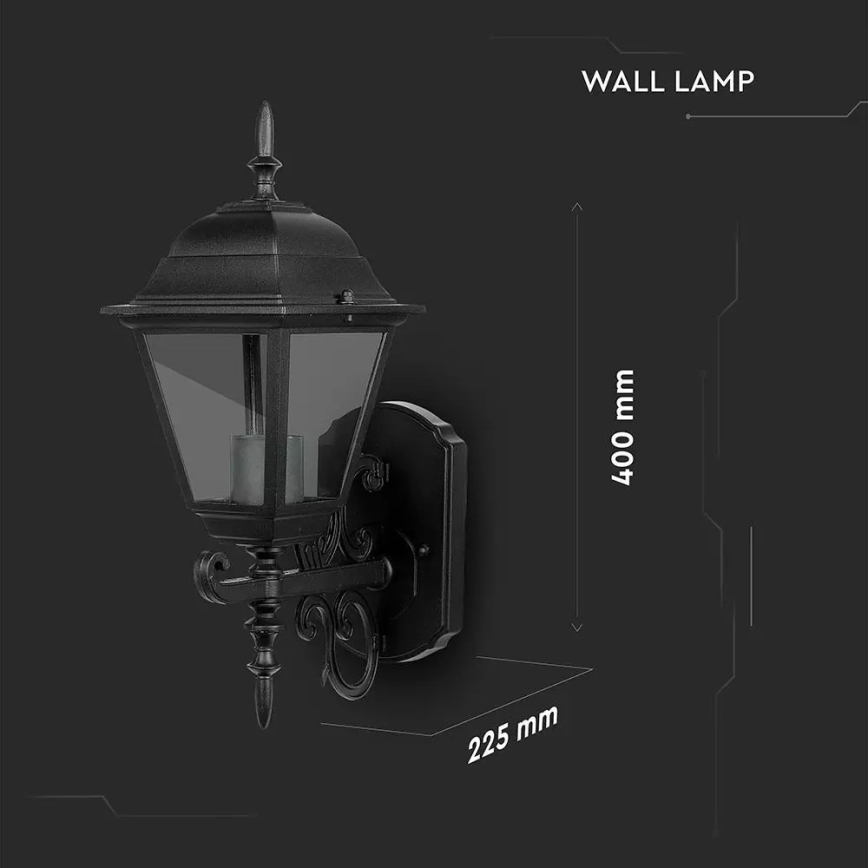 Outdoor wall light 1xE27/60W/230V IP44