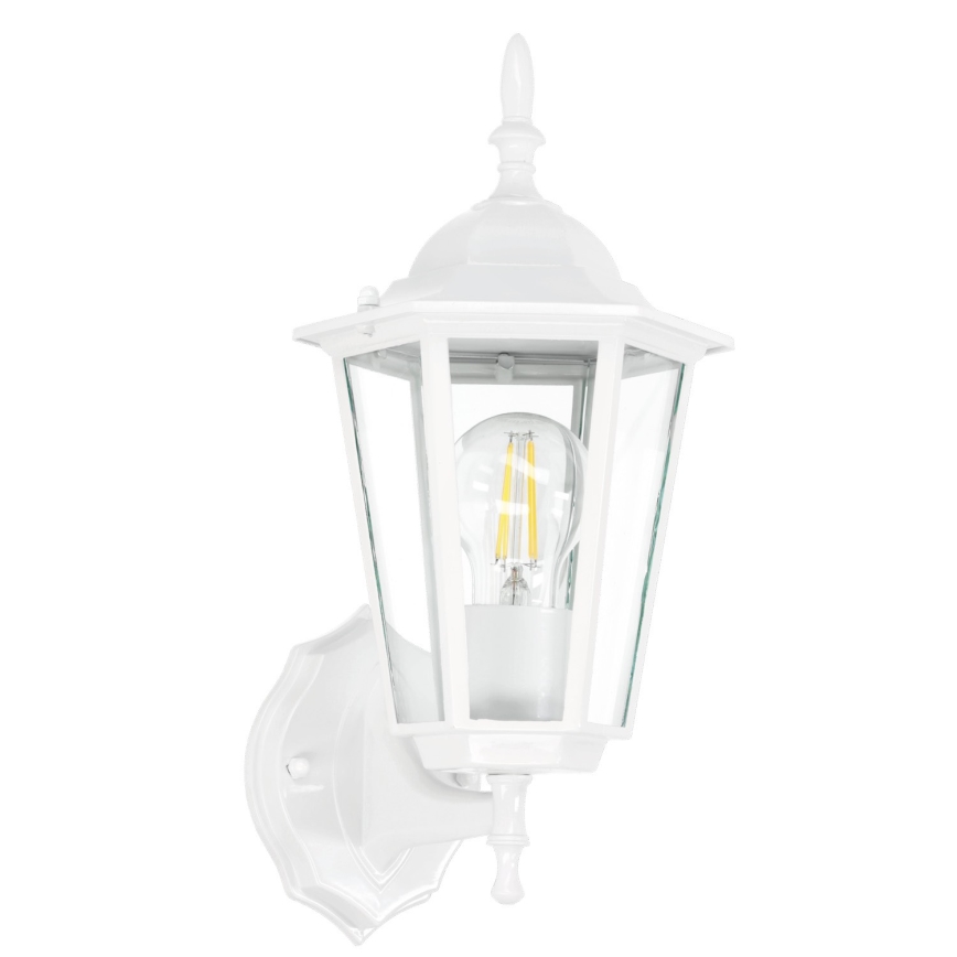 Outdoor wall light 1xE27/60W/230V IP44 white