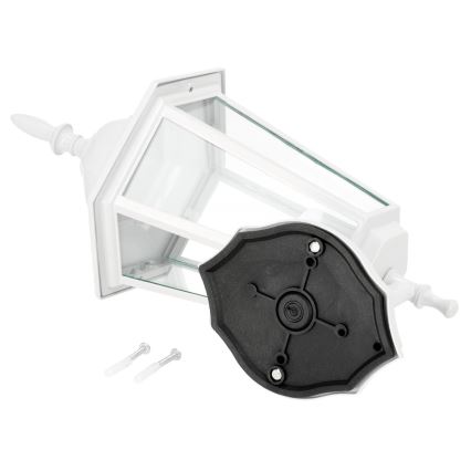 Outdoor wall light 1xE27/60W/230V IP44 white
