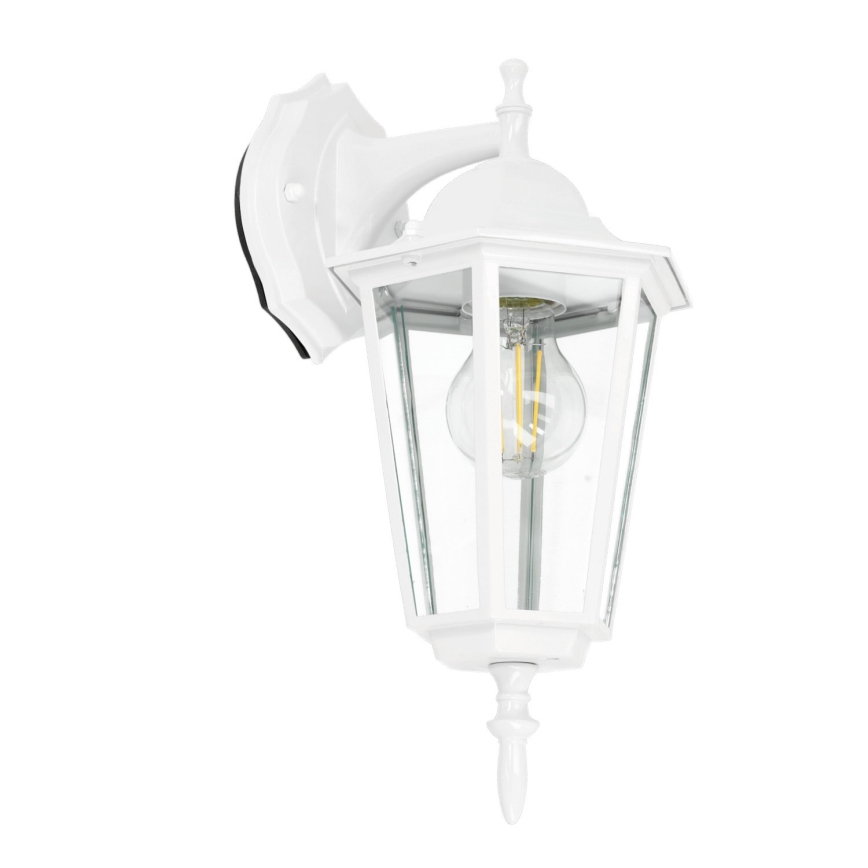Outdoor wall light 1xE27/60W/230V IP44 white