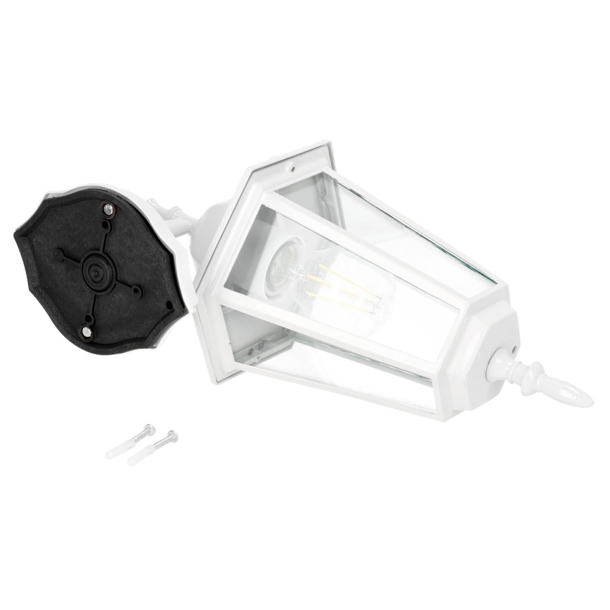 Outdoor wall light 1xE27/60W/230V IP44 white