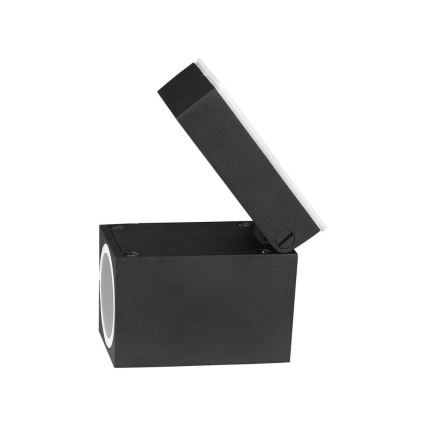 Outdoor wall light 1xGU10/35W/230V IP44 black