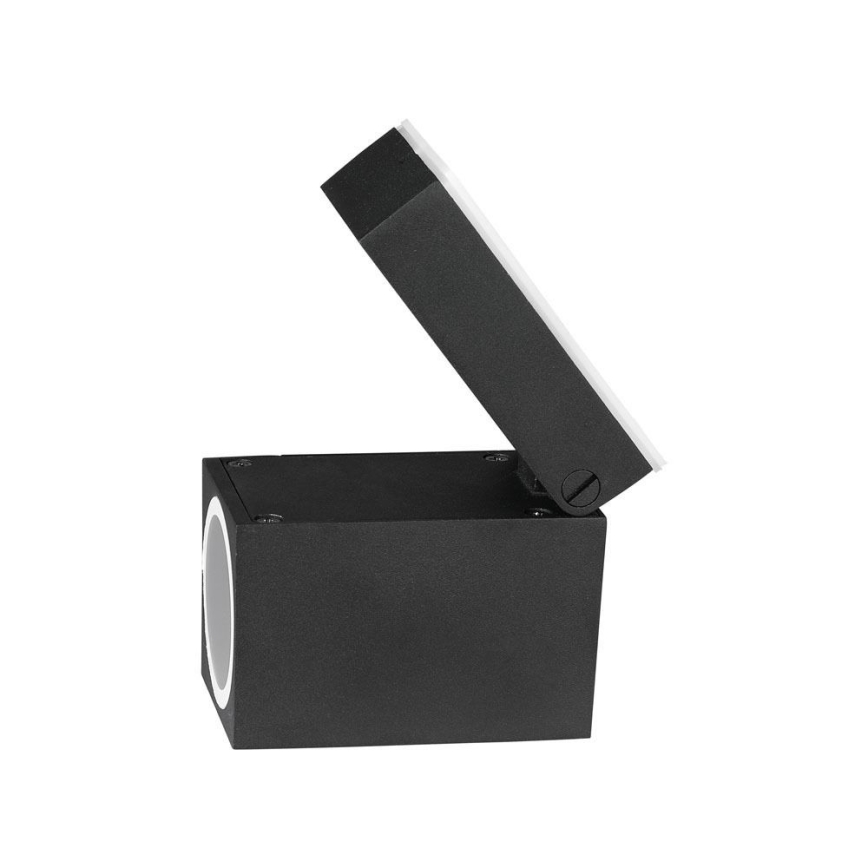 Outdoor wall light 1xGU10/35W/230V IP44 black