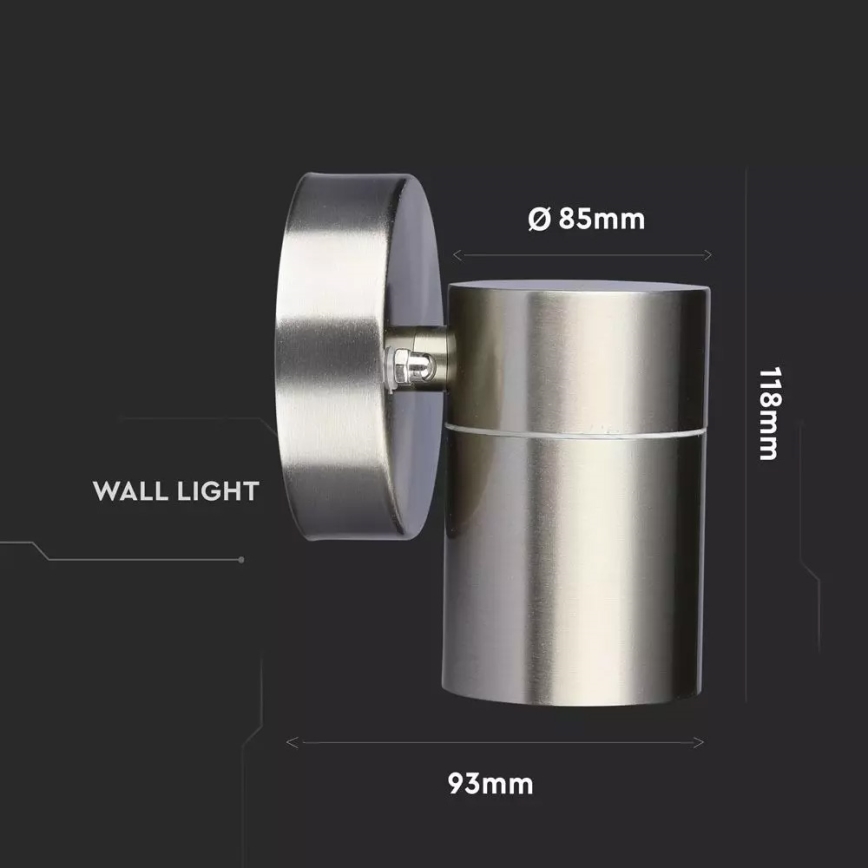 Outdoor wall light 1xGU10/35W/230V IP44