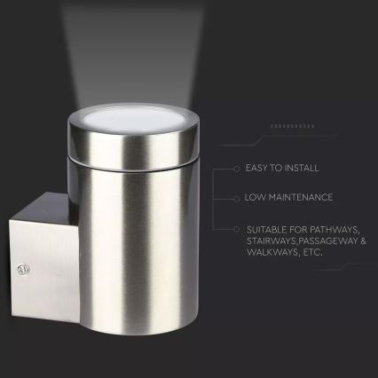 Outdoor wall light 1xGU10/35W/230V IP44