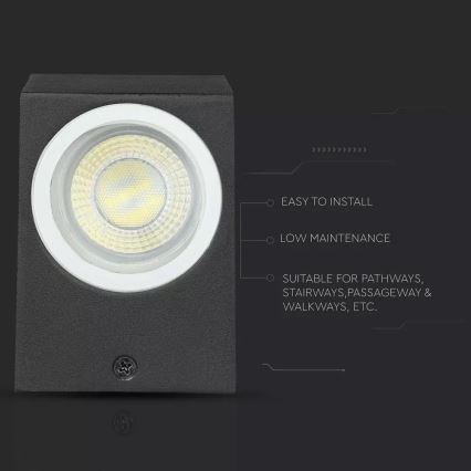 Outdoor wall light 1xGU10/35W/230V IP44