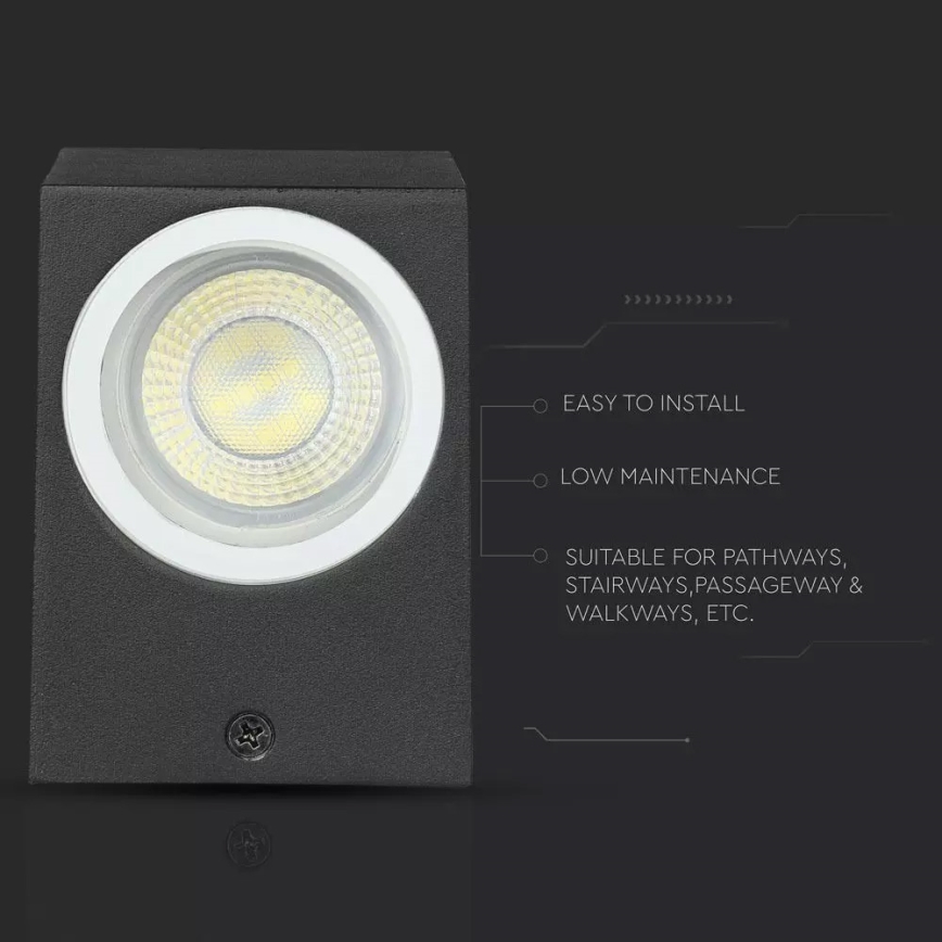 Outdoor wall light 1xGU10/35W/230V IP44