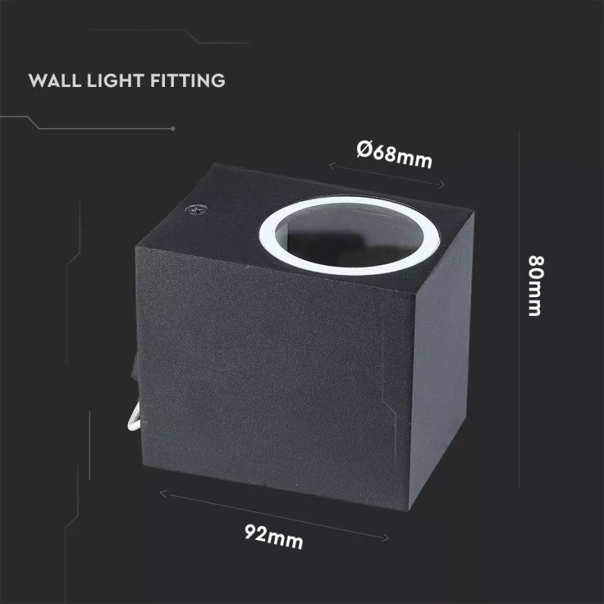 Outdoor wall light 1xGU10/35W/230V IP44