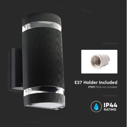Outdoor wall light 2xE27/60W/230V IP44