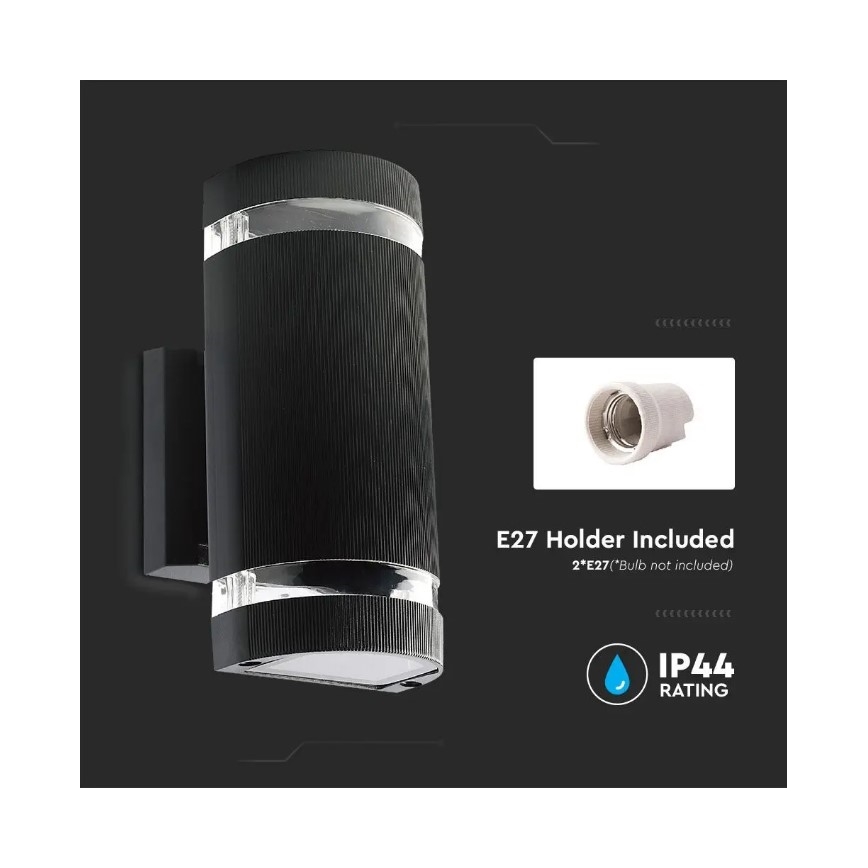 Outdoor wall light 2xE27/60W/230V IP44
