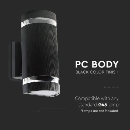 Outdoor wall light 2xE27/60W/230V IP44