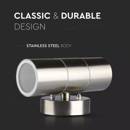 Outdoor wall light 2xGU10/35W/230V IP44