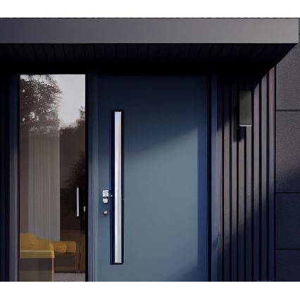 Outdoor wall light 2xGU10/35W/230V IP54 angular black