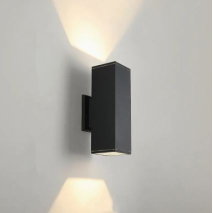 Outdoor wall light 2xGU10/35W/230V IP54 black