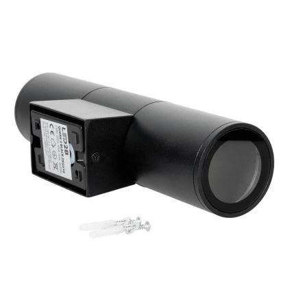 Outdoor wall light 2xGU10/35W/230V IP54 round black