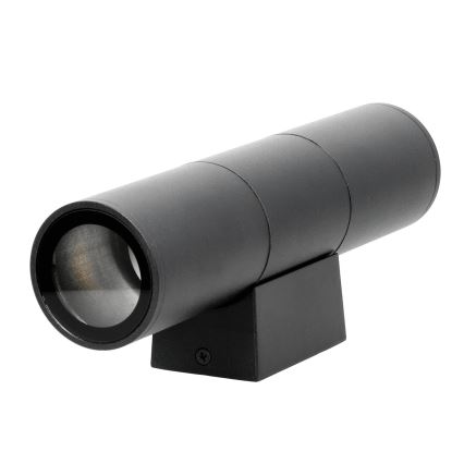 Outdoor wall light 2xGU10/35W/230V IP54 round black