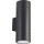 Outdoor wall light 2xGU10/35W/230V IP54 round black