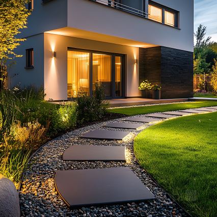 Outdoor wall light 2xGU10/35W/230V IP54 round black