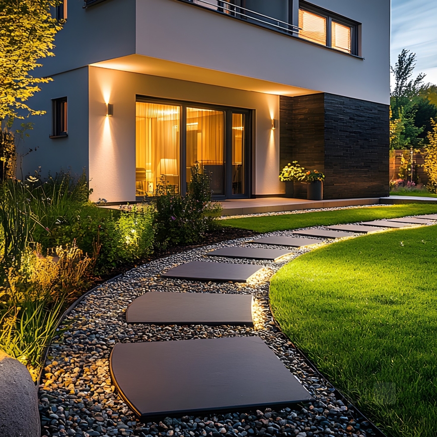 Outdoor wall light 2xGU10/35W/230V IP54 round black