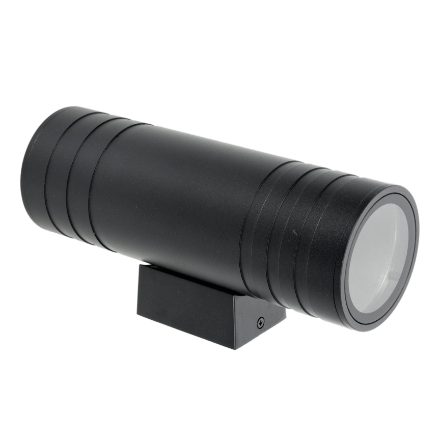 Outdoor wall light 2xGU10/35W/230V IP54 round black