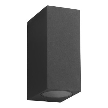 Outdoor wall light BOKA 2xGU10/60W/230V IP44 black