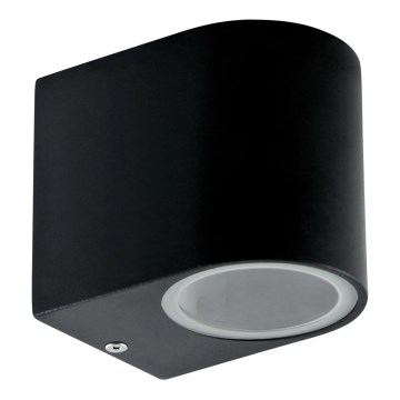 Outdoor wall light BOSTON 1xGU10/10W/230V IP44 black