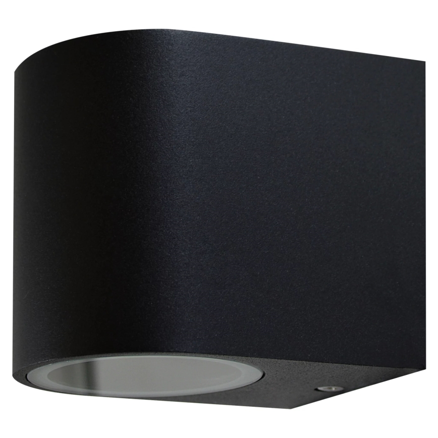 Outdoor wall light BOSTON 1xGU10/10W/230V IP44 black