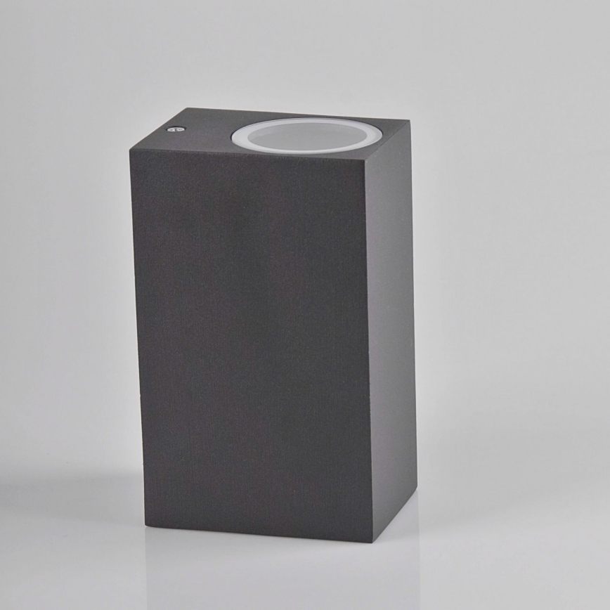 Outdoor wall light BOSTON 2xGU10/10W/230V anthracite