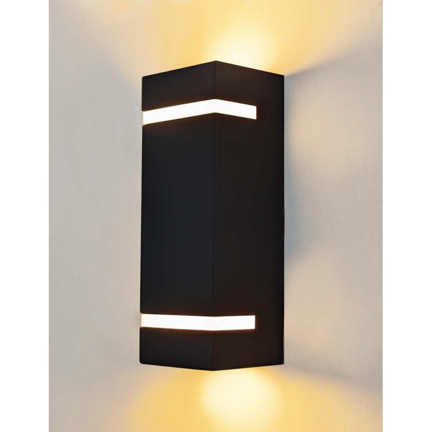 Outdoor wall light BRICK 2xGU10/7W/230V IP44