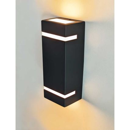 Outdoor wall light BRICK 2xGU10/7W/230V IP44