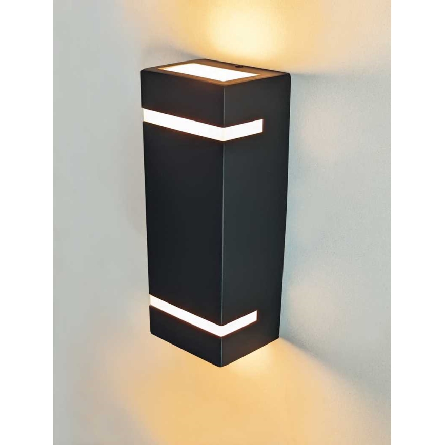 Outdoor wall light BRICK 2xGU10/7W/230V IP44