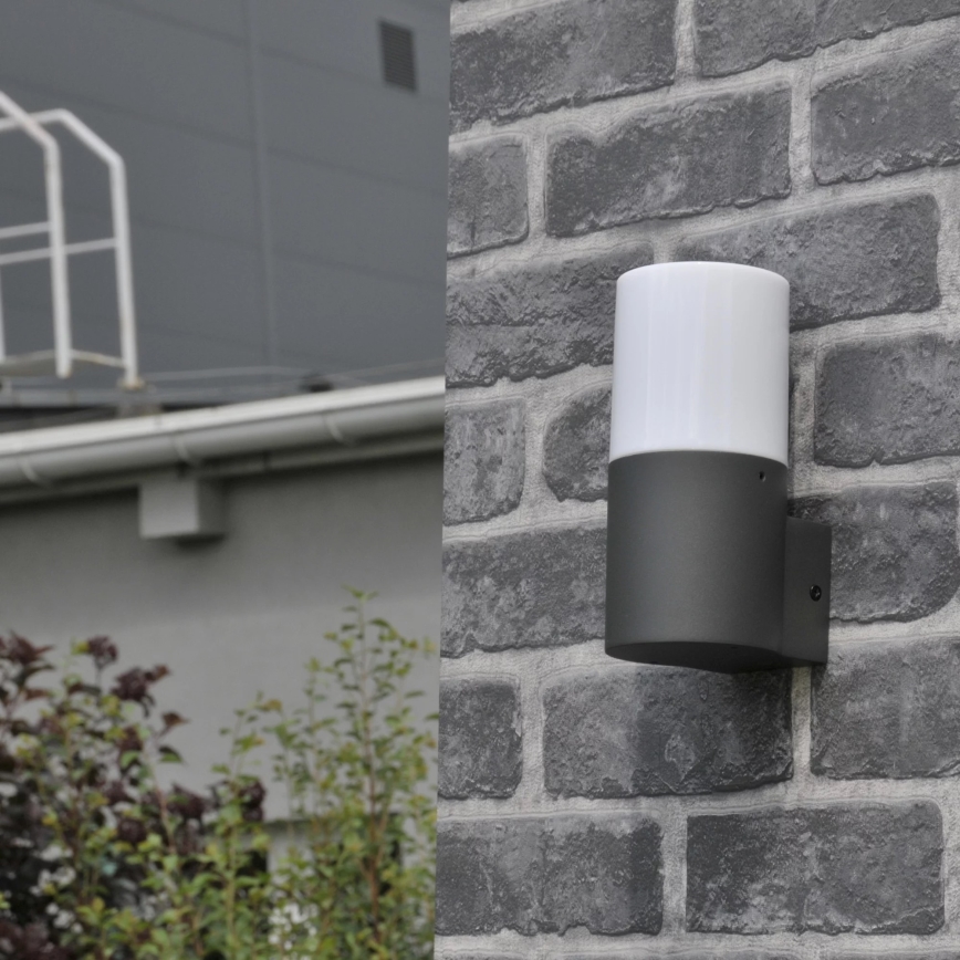 Outdoor wall light DALLAS 1xE27/12W/230V IP44 anthracite