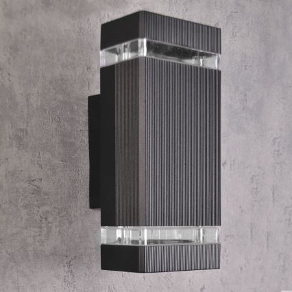 Outdoor wall light GILBERT 2xGU10/10W/230V IP44
