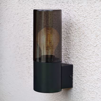 Outdoor wall light HARLEM 1xE27/60W/230V IP44 black