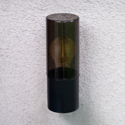 Outdoor wall light HARLEM 1xE27/60W/230V IP44 black
