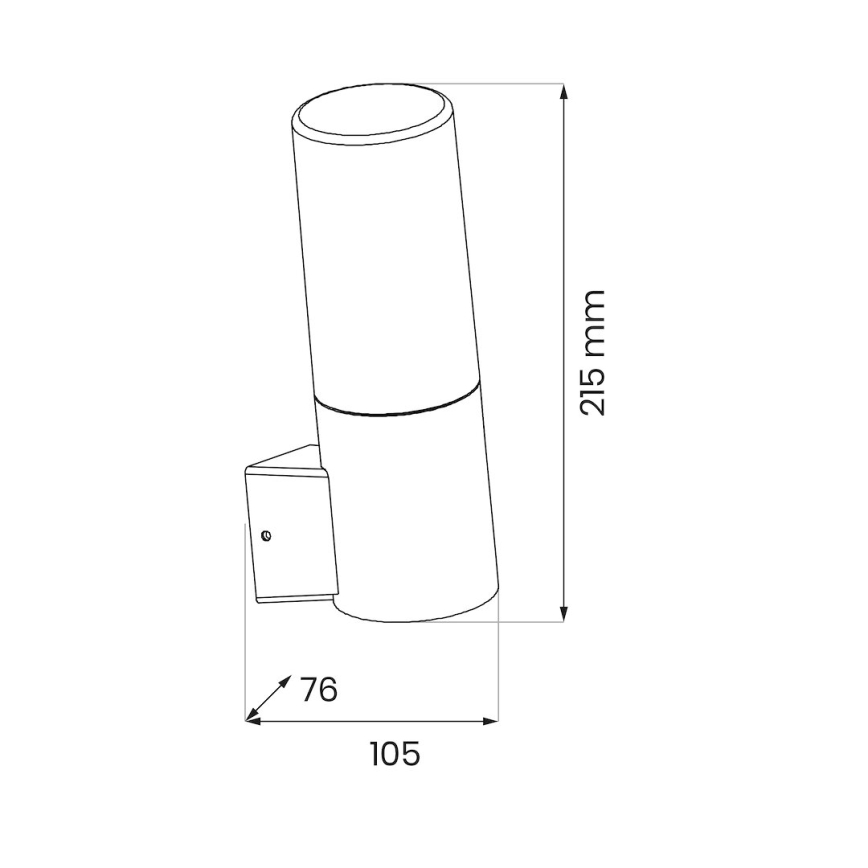 Outdoor wall light HARLEM 1xE27/60W/230V IP44 black