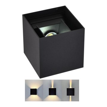 Outdoor wall light KIOTO 1xG9/5W/230V IP44 black