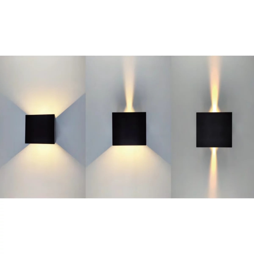 Outdoor wall light KIOTO 1xG9/5W/230V IP44 black