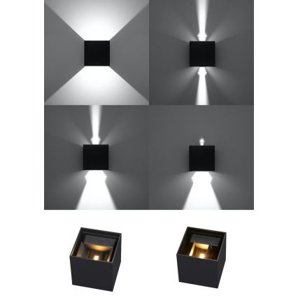 Outdoor wall light KIOTO 1xG9/5W/230V IP44 black