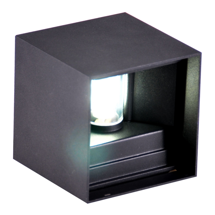 Outdoor wall light KIOTO 1xG9/5W/230V IP44 black
