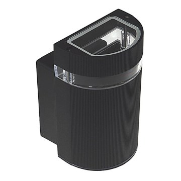 Outdoor wall light KORTEK 1xGU10/30W/230V IP54 black