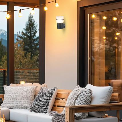 Outdoor wall light MIA 1xE27/60W/230V IP44 black