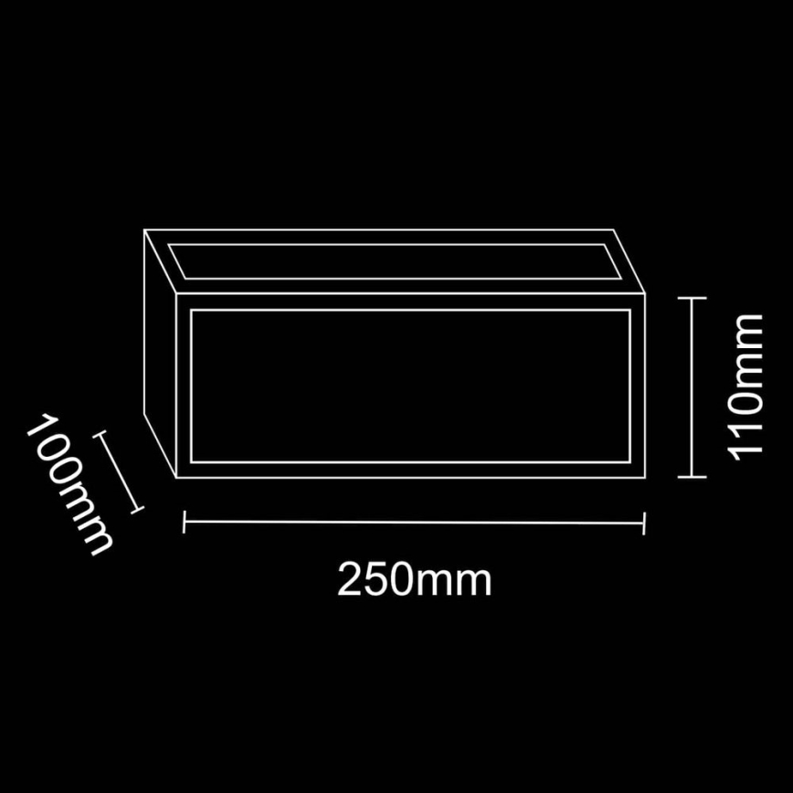 Outdoor wall light MITO 1xE27/12W/230V IP54