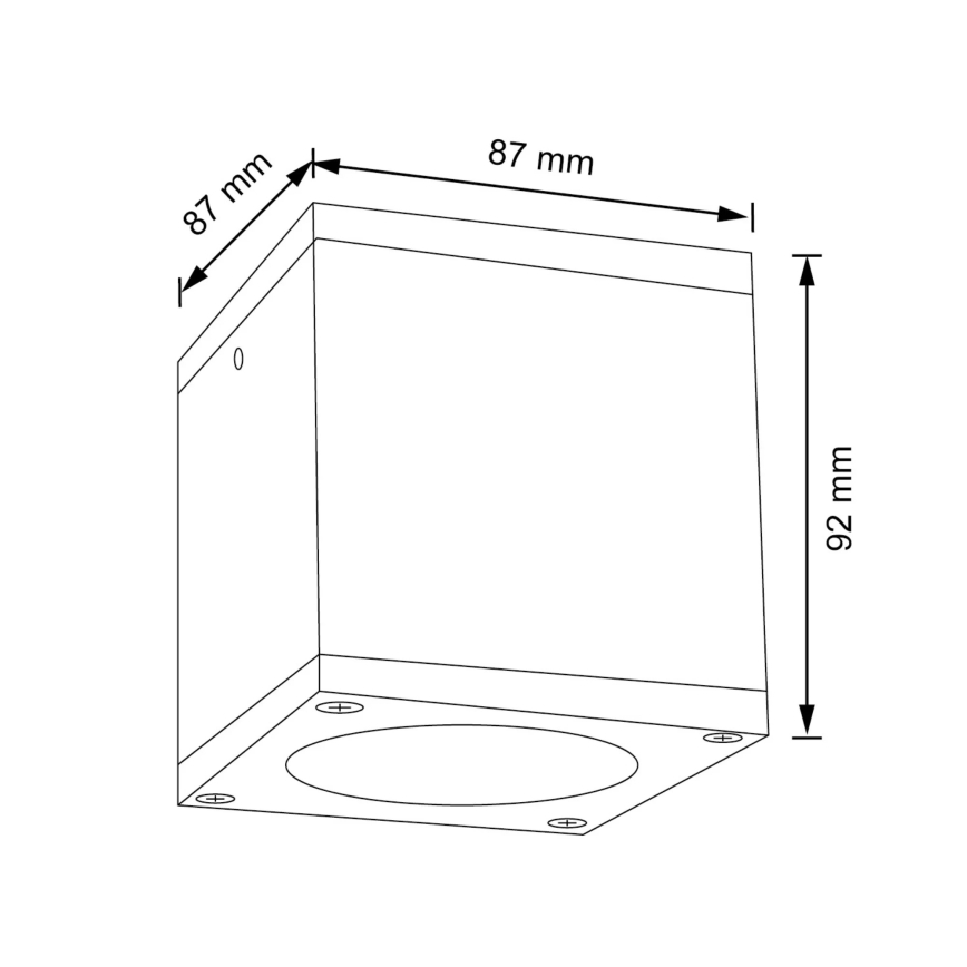 Outdoor wall light MORRIS 1xGU10/35W/230V IP54