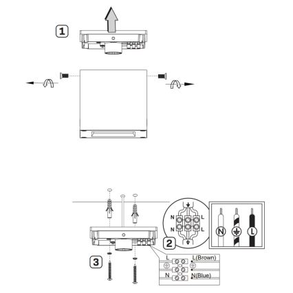 Outdoor wall light MORRIS 1xGU10/35W/230V IP54