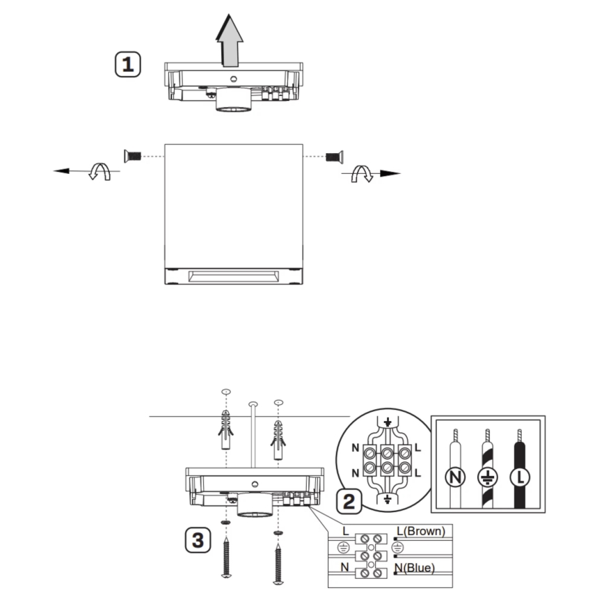 Outdoor wall light MORRIS 1xGU10/35W/230V IP54