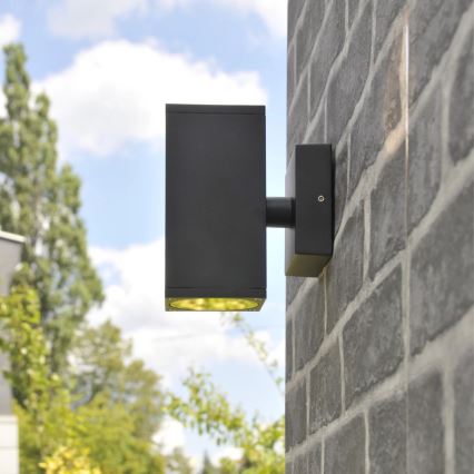 Outdoor wall light MORRIS 2xGU10/35W/230V IP54